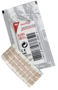 3M Steri-Strip Blend Tone Skin Closures (Non-reinforced) - 1/4" x 4" - 10 strip envelope -