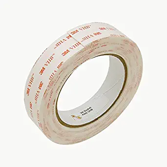 3M 4950/WI15 Scotch 4950 VHB Tape: 1" x 15 ft, White