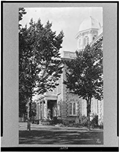 Photo: State Capitol Building,Carson City,Nevada,NV,c1920,exterior,side view,portico