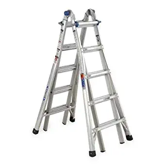 Multipurpose Ladder, 22 Ft, Aluminum