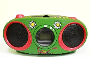 Portable, Teenage Mutant Ninja Turtles Boombox CD Player with Text Display, AM/FM Stereo Radio, Repeat Function Consumer Electronic Gadget Shop