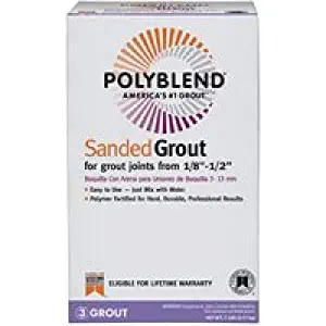 Polyblend-Sanded PBG607-4 7 Lb Charcoal #60 Polyblend Sanded Grout