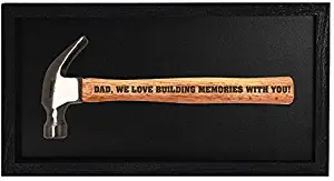 Father's Day Gift We Love Building Memories With You Engraved Wood Handle Steel Hammer Christmas Gift for Dad or Grandpa Hammer
