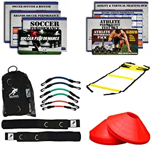 Kbands Soccer Pro Kit (Kbands + Speed Ladder + Agility Cones + Soccer Digital Training Program)