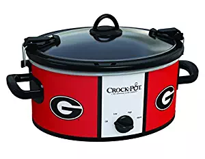 Crock-Pot Georgia Bulldogs Collegiate Cook & Carry Slow Cooker, 6 Quart by Crock-Pot