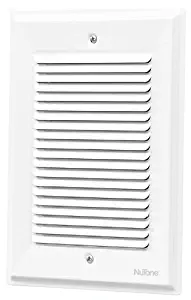 NuTone LA14WH Decorative Wired Paintable Two-Note Door Chime, White Grille