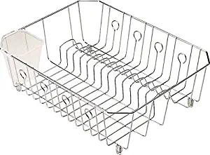 Rubbermaid 6008ARCHROM Chrome Twin Sink Dish Drainer