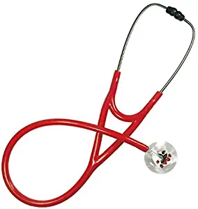 Stethoscope - Clinical Grade - Professional - Single Adult - Strawberry Patch Design by Ultrascope