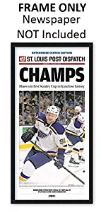 St. Louis Post-Dispatch - St. Louis Blues Newspaper Frame