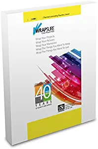 USI WrapSure Thermal (Hot) Laminating Pouches/Sheets, Legal Size, 5 Mil Thick, 9 x 14.5 Inches, Clear Gloss, 100-Pack