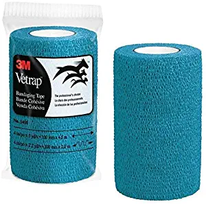 3M Vetrap 4" Bright Color Bandaging Tape, 4"x 5 Yards, 3M Box, 12 Roll Case