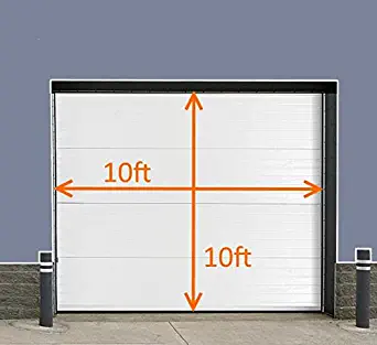 3" Lg Brush Seal Kit for Roll-up Door, Sectional Steel Door, Commercial Door, High Speed Fabric Door (3" Brush for 10' x 10' Door)