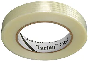 12 Pack 3M 8934 3/4" x 60-yd Tartan Transparent Filament Tape (86519)