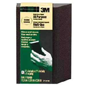 3M CP040-12-CC 4.875 by 2.875 by 1 Inch Sanding Sponge Single Angle, Fine grit