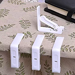 Clamp Holder - 4pcs Set Tablecloth Clip Plastic Stainless Steel Spring Table Cover Holder Clamp Event Picnic - Mats Drum Hose Shell Soldering Backdrop Pole Uneven Crafts Electric Arch Blinds Se