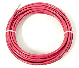 JumpingLight 75 FEET THHN THWN-2 8 AWG Gauge RED Stranded Copper Building Wire VW-1 Cables Electronic Stranded Wire Cable Electrics DIY