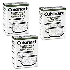 Cuisinart DCC-RWF *Triple Pack* Charcoal Water Filters in Cuisinart DCC-RWF Retail Box