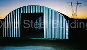Duro Span Prefabricated Steel Arch Metal Garage Kit S30 X 40 X 15