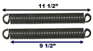 Century Attic Ladder Replacement Springs (1 Pair) OAL 11-1/2"