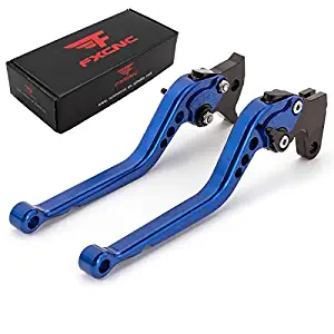 FXCNC Racing Billet Long Adjustable Brake Clutch Levers Set Pair fit for Kawasaki Ninja 250 EX250 1998-2007