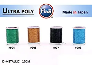 Smoking-Sea Fuji D-Metallic Ultra Poly Rod Building Wrapping Whipping Thread - 100m