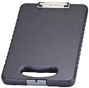 Officemate OIC Letter/A4 Size Tablet Clipboard Case, Charcoal (83314)