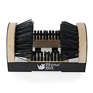 Rhino Bilt Boot Scraper, The Original Boot Scrapers - Outdoor Boot Brush with Warranty