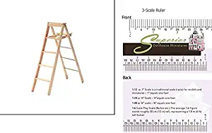 Classics Dollhouse Miniature 5" Step Ladder