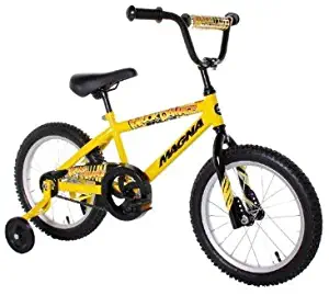 Dynacraft Magna Major Damage Boys BMX Street/Dirt Bike 16", Yellow/Black