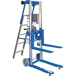 Genie GL4 Standard Material Lift with Ladder - 500-Lb. Capacity, Model# GL-4 STD with Ladder