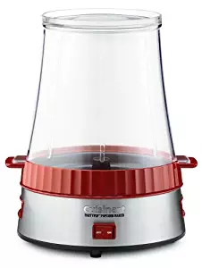 Cuisinart CPM-800 Popcorn Maker, Brushed Stainless and Red