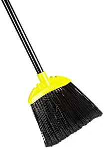 Jumbo Smooth Sweep Anglebroom- 1" Dia- Black