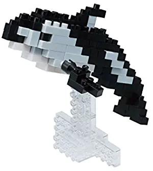 Nanoblock White-Sided Dolphin Building Kit