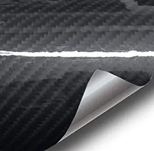VViViD High Gloss Black Carbon Fiber Tech Art 2ft x 5ft 3 Layer 3D (not Printed) Realistic True Carbon Fiber Look Cast Vinyl Wrap for Car, Boat, Bike DIY