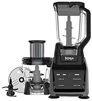 Ninja Intelli-Sense Kitchen System Blender Powerful 1200-Watt Motor Base with a Touch screen Display72oz Pitcher64oz Processor Bowl CT680CO2SS (Renewed)