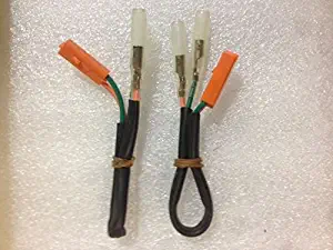 KAWASAKI NINJA Z EX ABS 650 Z650 900 Z900 1000 Z1000 800 Z800 125 Z125 ZX10R ZX-10R H2 H-2 ER6N ER-6N R2 TURN SIGNAL WIRE CONNECTORS ADAPTERS 2009 2010 2011 2012 2013 2014 2015 2016 2017 2018 2019