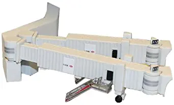 Gemini Jets Airbridge Set 2 with 3 Dual Widebody Jet Bridges and Airport Adapters, 1:400 Scale