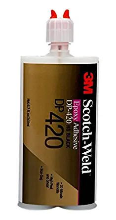 3M Scotch-Weld 021200415302 DP420 Black Epoxy Adhesive, 200 mL, 6.76 fl. oz. - 62277838306