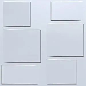 Decorative 3D Wall Panels Textured for Interior and Exterior Wall Decor. Design Boards. Pack of 12 Tiles. (Porto)