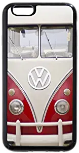 iPhone 6S Case,Onelee Volkswagen VW Minibus Logo Black Rubber(TPU) [Scratchproof][Never Fade] Case For iPhone 6S 4.7"