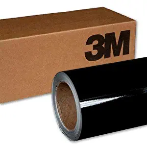 3M 2080 G12 Gloss Black 3in x 5in (Sample Size) Car Wrap Vinyl Film