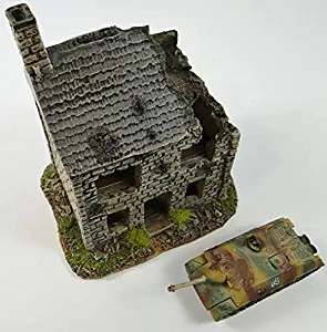 Normandy Rowhouse Ruin Brick 15mm WWII Buildings Novus Design Studio