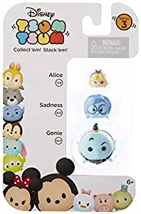 Disney Tsum Tsum Series 3 Alice, Sadness & Genie 1" Minifigure 3-Pack #134, 353 & 327