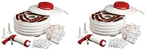 Nesco FD-28JX Jerky Xpress Dehydrator Kit with Jerky Gun - MADE IN USA (2-(Pack))