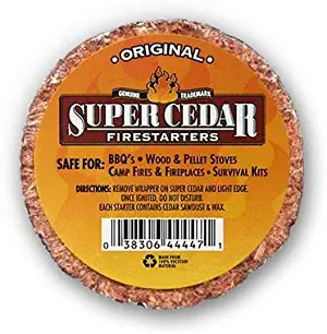 SUPER CEDAR FIRESTARTERS - 36 Count