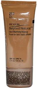 Revlon Beyond Natural Skin Matching Makeup, Deep 250, 1 Ounce
