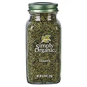 Simply Organic Cilantro Leaf, Cut & Sifted, Certified Organic | 0.78 oz | Coriandrum sativum L.