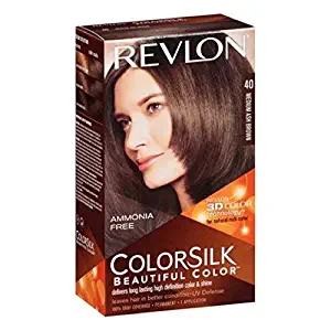 Revlon ColorSilk Hair Color 40 Medium Ash Brown 1 Each (Pack of 6)