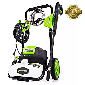 Greenworks Electric Pressure Washer GPW1800 1800 PSI 13 Amp 1.1 GPM