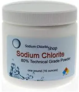 Sodium Chlorite Flake 80% High Technical Grade- 1lb.